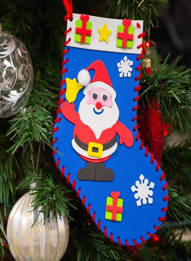 Ready 2 Learn Create Your Own Christmas Stockings | Foam | Set of 4 | Christmas Tree Ornaments | Holiday Decorations for Home | All Materials Included - Image 5